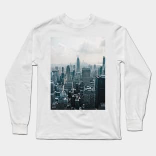 New York City, Top of the Rock - Travel Photography Long Sleeve T-Shirt